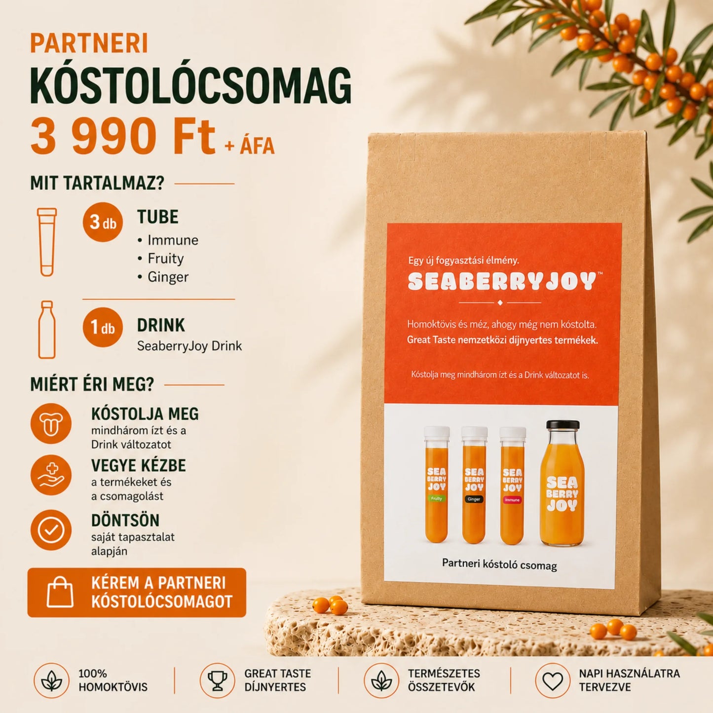 Partneri kóstolócsomag